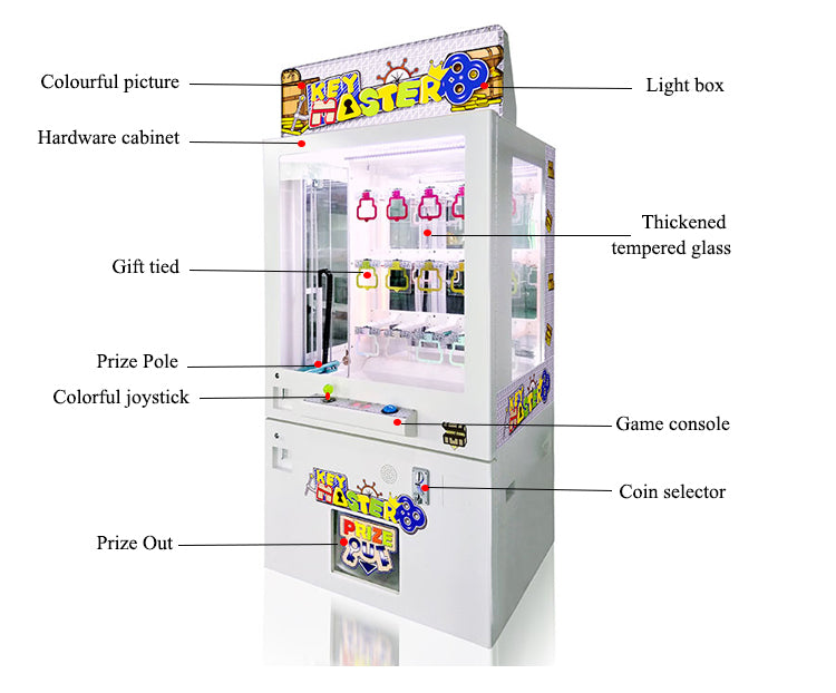 Key Master 15 Holes Grid Arcade Machine